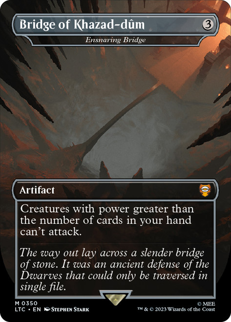 Ensnaring Bridge (Bridge of Khazad-dum) (Borderless) | The