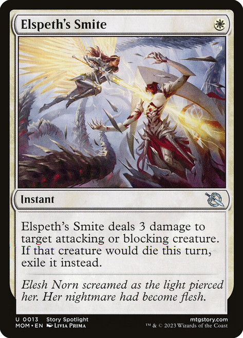 Elspeth's Smite\nMarch of the Machine\nSingle\nMagic The Gathering