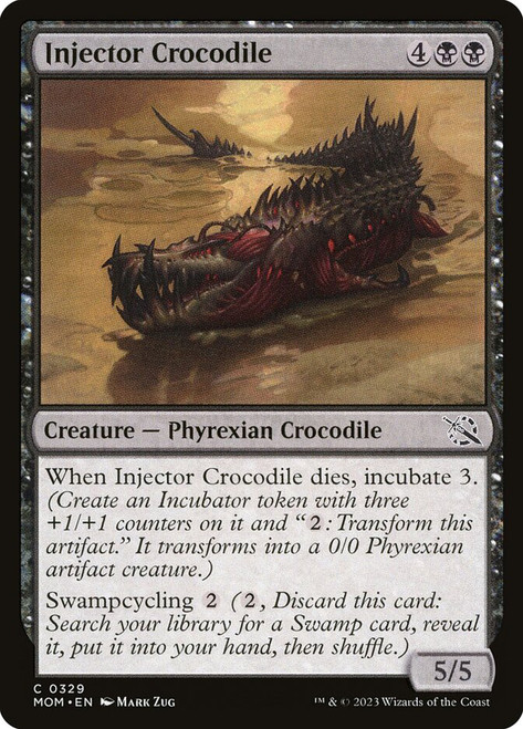 Injector Crocodile\nMarch of the Machine\nSingle\nMagic The Gathering