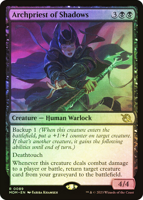 Archpriest of Shadows\nMarch of the Machine\nSingle\nMagic The Gathering