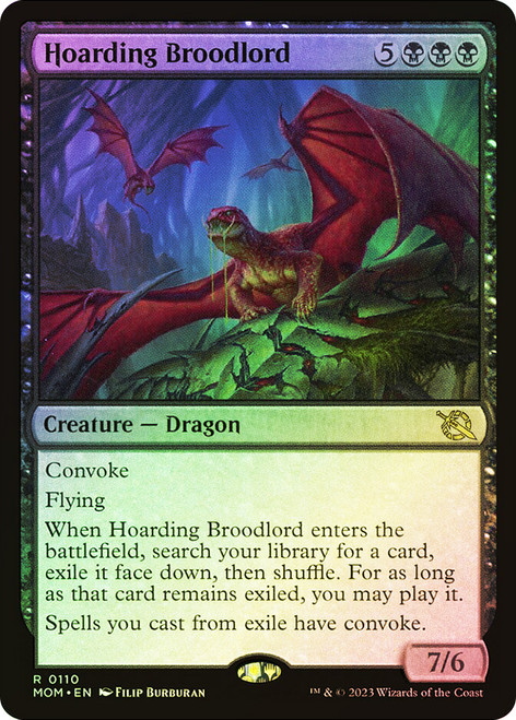 Hoarding Broodlord\nMarch of the Machine\nSingle\nMagic The Gathering