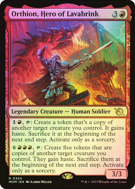 Orthion, Hero of Lavabrink | March of the Machine | Star City Games