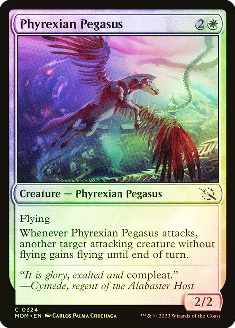 Phyrexian Pegasus\nMarch of the Machine\nSingle\nMagic The Gathering