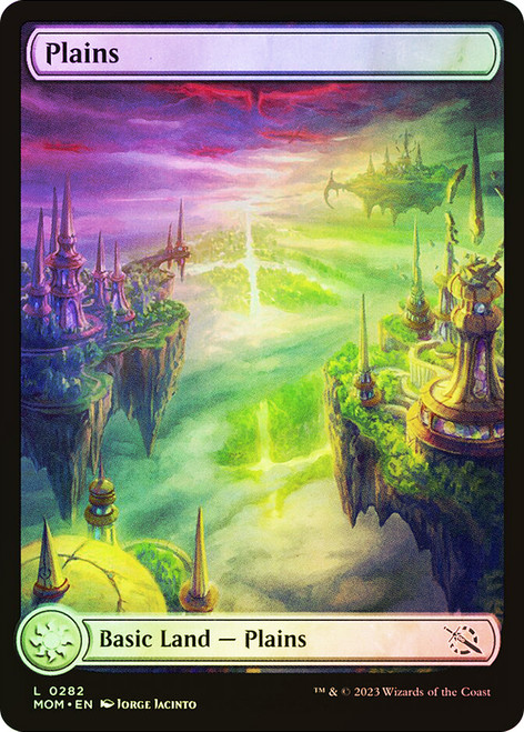 Plains (#282) (Full Art)\nMarch of the Machine\nSingle\nMagic The Gathering