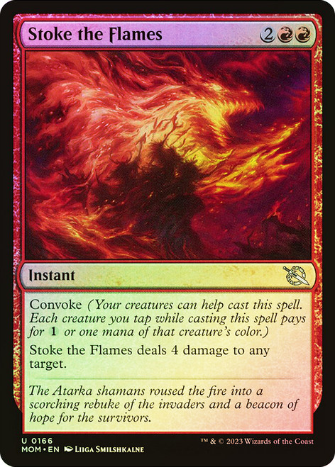 Stoke the Flames\nMarch of the Machine\nSingle\nMagic The Gathering