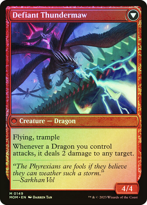 Invasion of Tarkir // Defiant Thundermaw | March of the Machine
