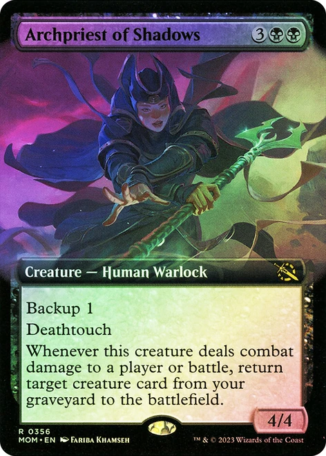 Archpriest of Shadows (Extended Art)\nMarch of the Machine - Variants\nSingle\nMagic The Gathering