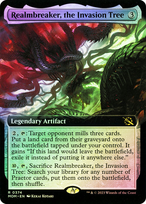 Realmbreaker, the Invasion Tree (Extended Art)\nMarch of the Machine - Variants\nSingle\nMagic The Gathering