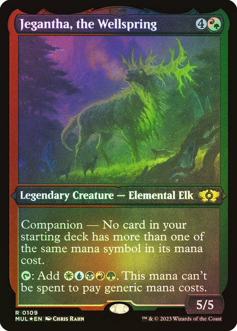 Jegantha, the Wellspring (Foil Etched)\nMultiverse Legends - Alternate Foil\nSingle\nMagic The Gathering
