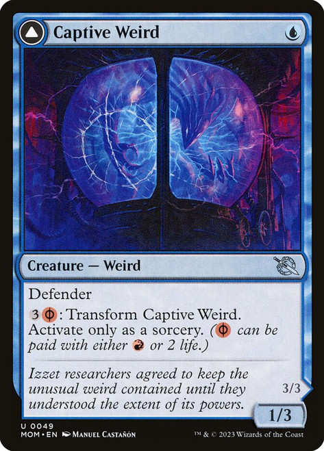 Captive Weird // Compleated Conjurer\nMarch of the Machine\nSingle\nMagic The Gathering