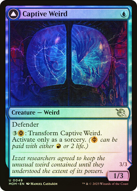 Captive Weird // Compleated Conjurer\nMarch of the Machine\nSingle\nMagic The Gathering