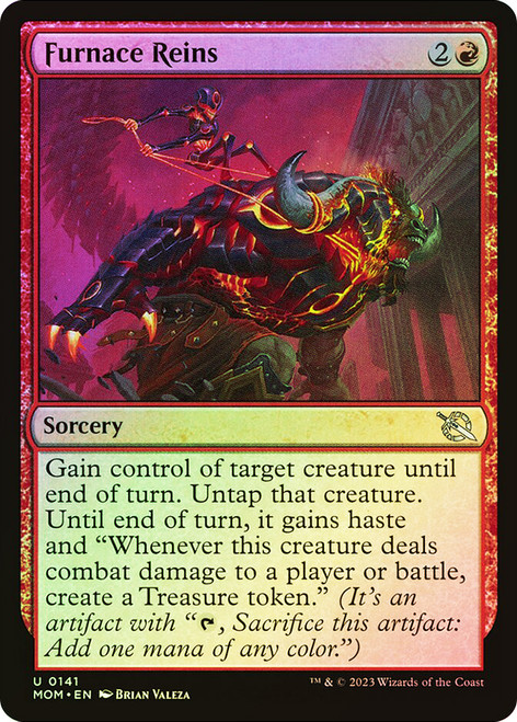 Furnace Reins\nMarch of the Machine\nSingle\nMagic The Gathering