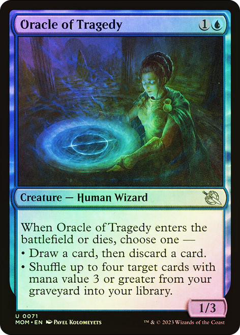 Oracle of Tragedy\nMarch of the Machine\nSingle\nMagic The Gathering