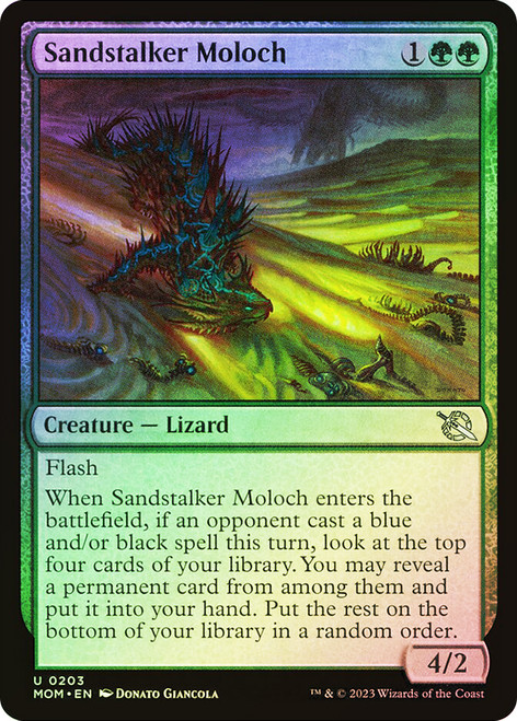 Sandstalker Moloch\nMarch of the Machine\nSingle\nMagic The Gathering