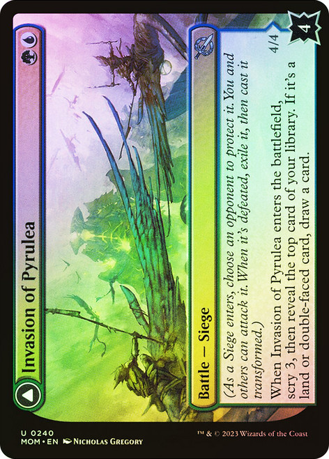 Invasion of Pyrulea // Gargantuan Slabhorn\nMarch of the Machine\nSingle\nMagic The Gathering