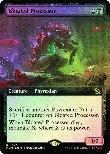Bloated Processor (Extended Art)\nMarch of the Machine - Variants\nSingle\nMagic The Gathering