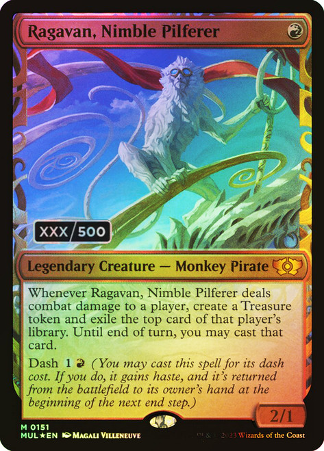 マジック：ザ・ギャザリング Zidane Tribal Ragavan, Nimble Pilferer Ragavan, Nimble Pilferer (Zidane Tribal) (Borderless