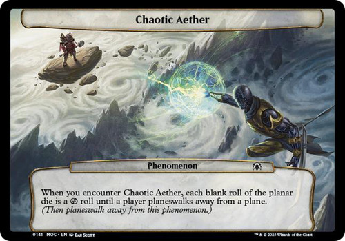Chaotic Aether\nMarch of the Machine Commander Planechase - Planes\nSingle\nMagic The Gathering