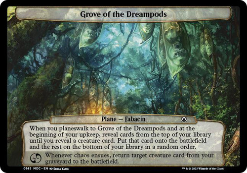 Grove of the Dreampods\nMarch of the Machine Commander Planechase - Planes\nSingle\nMagic The Gathering