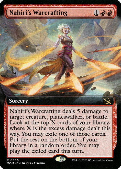 Nahiri's Warcrafting (Extended Art)\nMarch of the Machine - Variants\nSingle\nMagic The Gathering