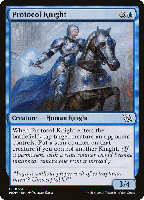 Protocol Knight\nMarch of the Machine\nSingle\nMagic The Gathering