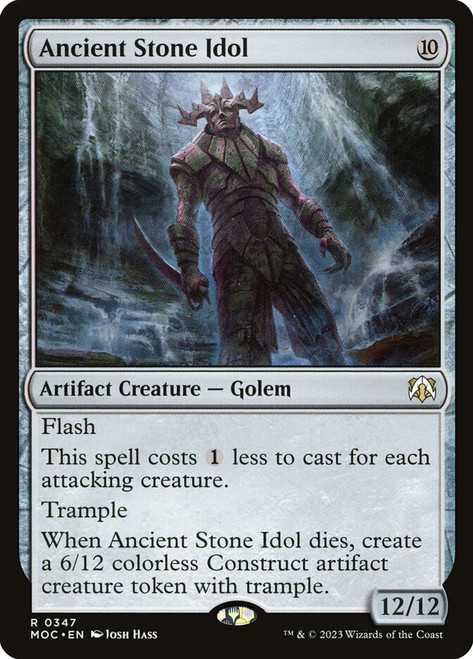 Ancient Stone Idol\nMarch of the Machine Commander\nSingle\nMagic The Gathering