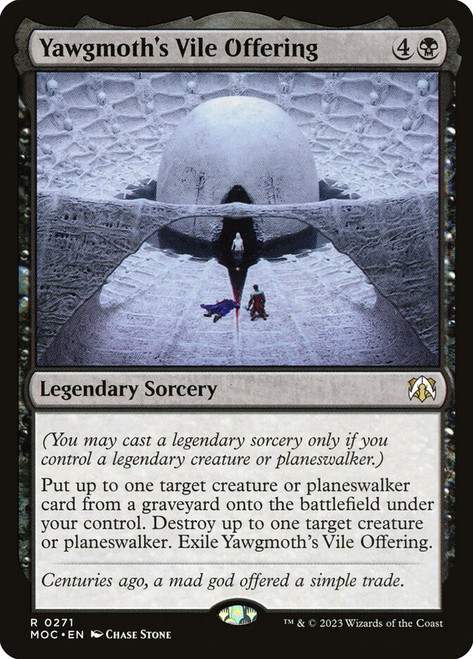 Yawgmoth's Vile Offering | March of the Machine Commander | Star
