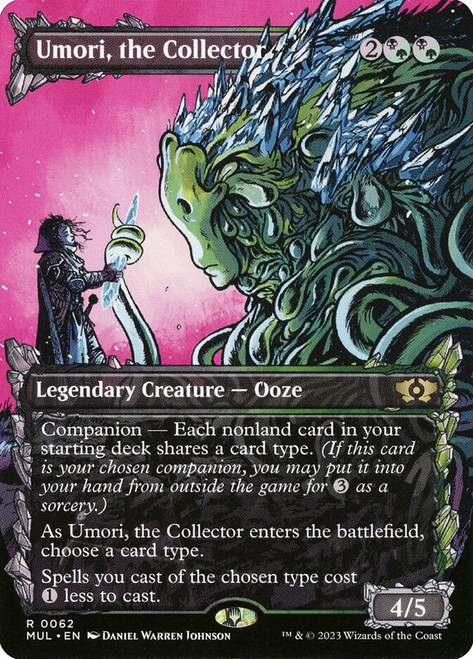 Umori, the Collector (Borderless) (Showcase)\nMultiverse Legends\nSingle\nMagic The Gathering