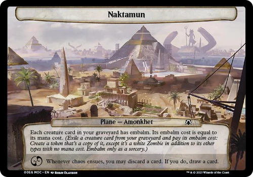 Naktamun\nMarch of the Machine Commander Planechase - Planes\nSingle\nMagic The Gathering