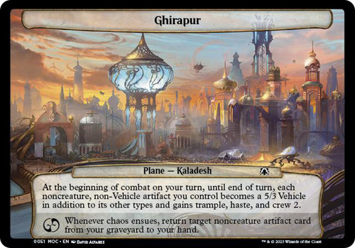 Ghirapur\nMarch of the Machine Commander Planechase - Planes\nSingle\nMagic The Gathering