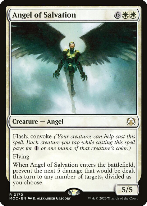 Angel of Salvation\nMarch of the Machine Commander\nSingle\nMagic The Gathering