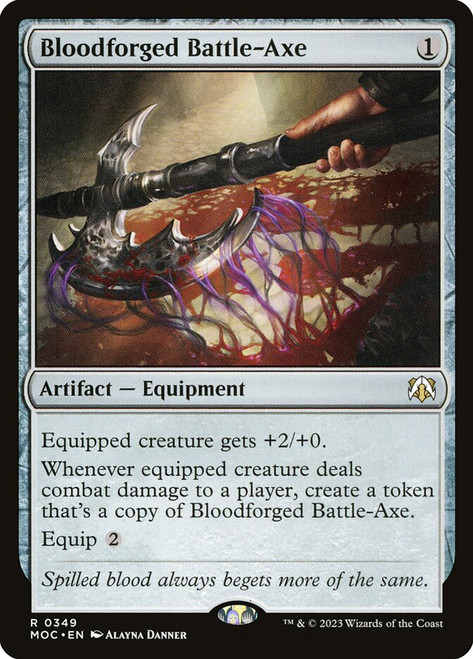 Bloodforged Battle-Axe | March of the Machine Commander | Star