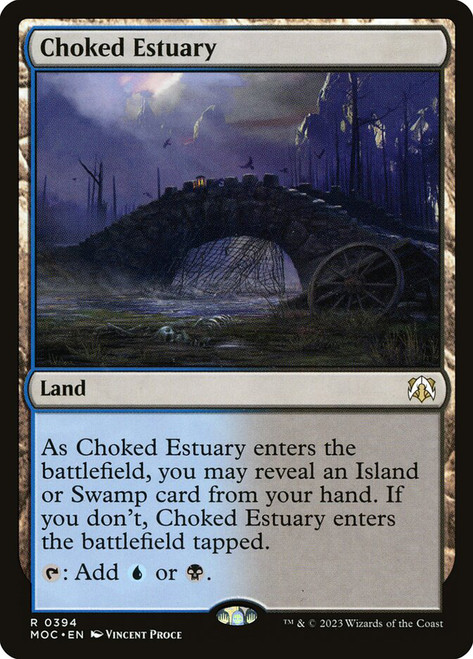 Choked Estuary\nMarch of the Machine Commander\nSingle\nMagic The Gathering