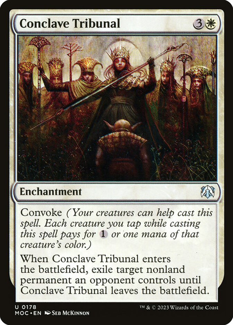 Conclave Tribunal\nMarch of the Machine Commander\nSingle\nMagic The Gathering