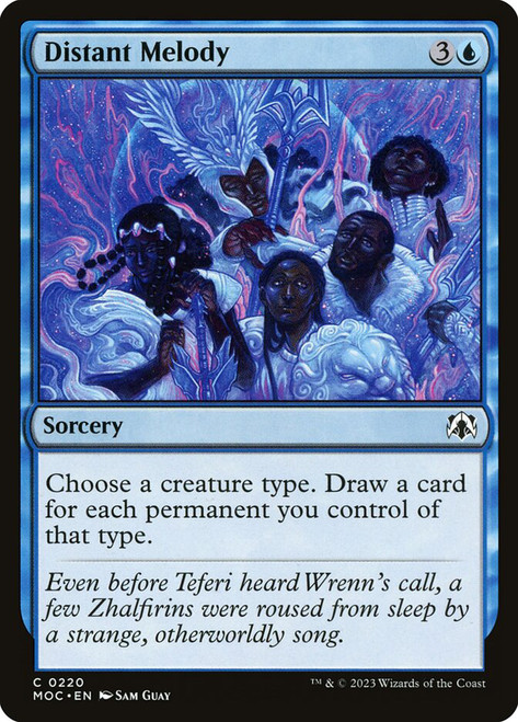 Distant Melody\nMarch of the Machine Commander\nSingle\nMagic The Gathering