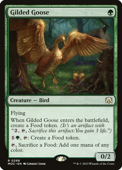 Gilded Goose\nMarch of the Machine Commander\nSingle\nMagic The Gathering