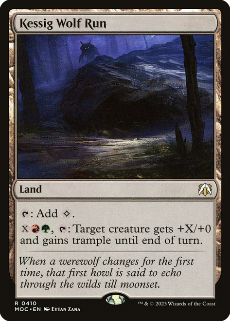 Kessig Wolf Run\nMarch of the Machine Commander\nSingle\nMagic The Gathering