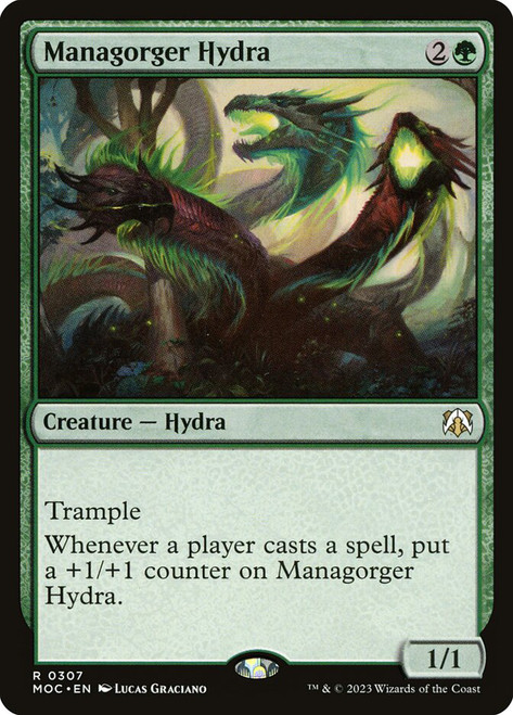 Managorger Hydra\nMarch of the Machine Commander\nSingle\nMagic The Gathering