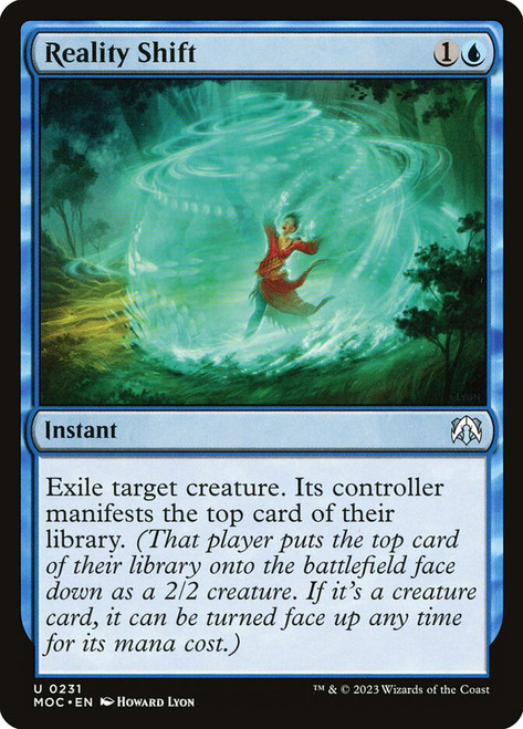 Reality Shift\nMarch of the Machine Commander\nSingle\nMagic The Gathering