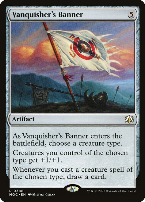 Vanquisher's Banner\nMarch of the Machine Commander\nSingle\nMagic The Gathering