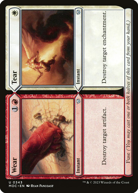 Wear // Tear\nMarch of the Machine Commander\nSingle\nMagic The Gathering