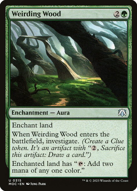 Weirding Wood\nMarch of the Machine Commander\nSingle\nMagic The Gathering