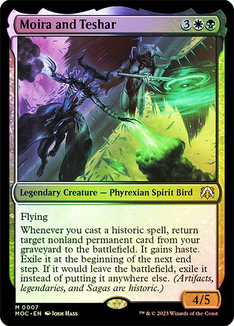 Moira and Teshar\nMarch of the Machine Commander\nSingle\nMagic The Gathering