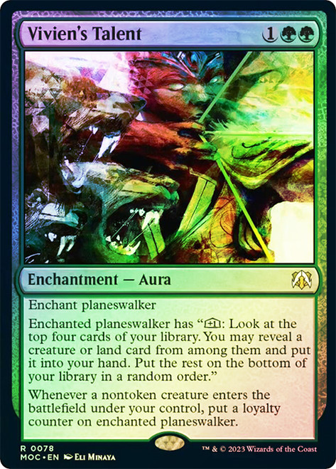 Vivien's Talent\nMarch of the Machine Commander\nSingle\nMagic The Gathering