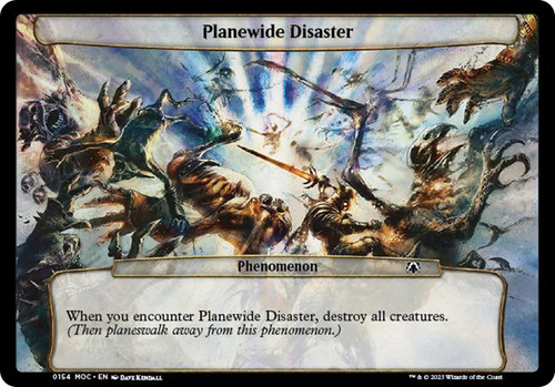 Planewide Disaster\nMarch of the Machine Commander Planechase - Planes\nSingle\nMagic The Gathering