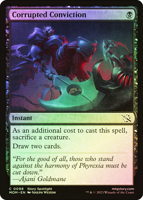 Corrupted Conviction\nMarch of the Machine\nSingle\nMagic The Gathering