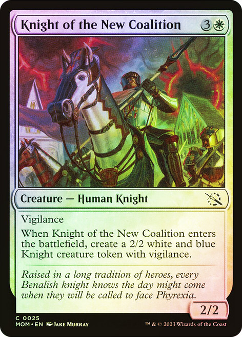 Knight of the New Coalition\nMarch of the Machine\nSingle\nMagic The Gathering