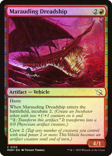 Marauding Dreadship\nMarch of the Machine\nSingle\nMagic The Gathering