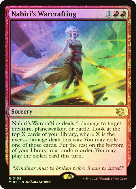 Nahiri's Warcrafting\nMarch of the Machine\nSingle\nMagic The Gathering