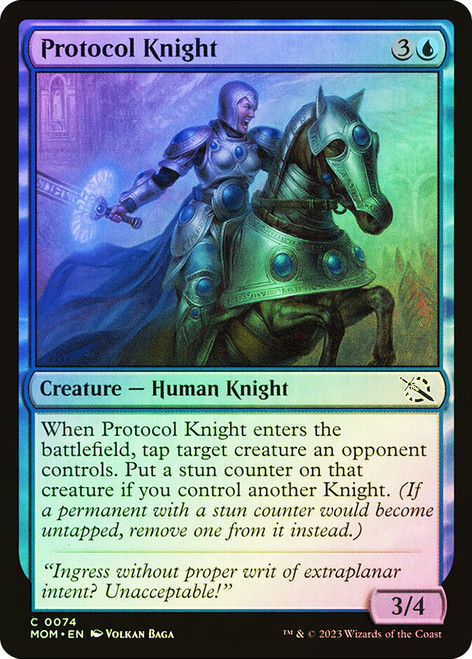 Protocol Knight\nMarch of the Machine\nSingle\nMagic The Gathering